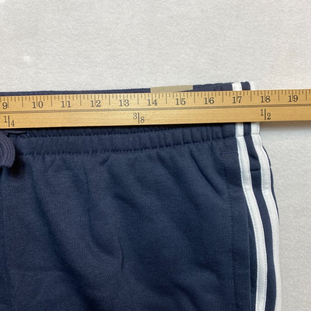 Adidas Jogger Womens XL Dark Blue Essentials Fleece 3-Stripes  Sweat Pants NWT - Picture 5 of 9